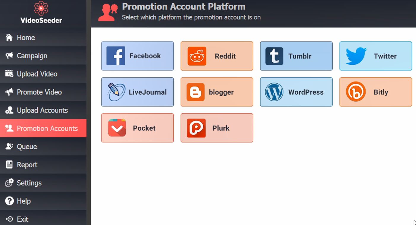 promotion accounts