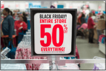 What is Black Friday Red Sale Sign